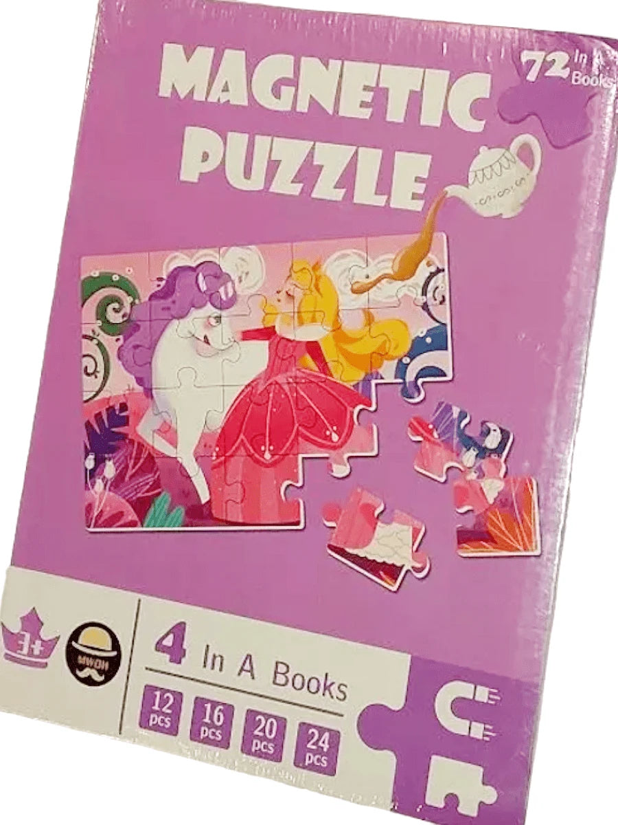 carte cu puzzle magnetic pentru copii