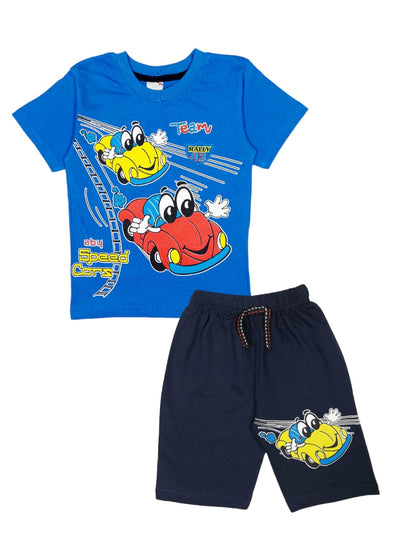 Compleu copii 2 piese RALLY cu Tricou si Pantaloni scurti ERAKIDS