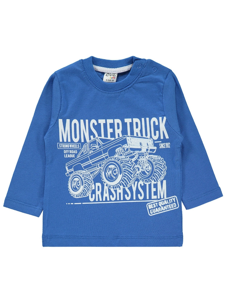 Bluza Monster Truck Albastru